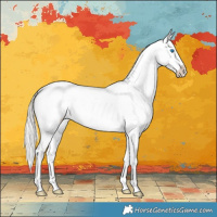 Horse Color:Silver Smoky Blue Roan Splash Leopard 