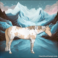 Horse Color:White Spotted Perlino 