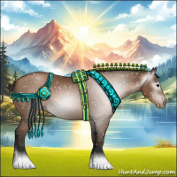 Horse Color:Gray Black Pearl Appaloosa 