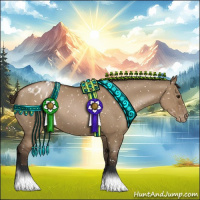 Horse Color:Gray Grullo Pearl Appaloosa 