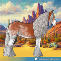 Horse Color:White Spotted Silver Bay Sabino Rabicano 