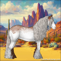 Horse Color:White Spotted Silver Bay Sabino Rabicano 