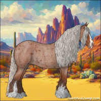 Horse Color:Silver Bay Roan Sabino Rabicano 