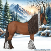 Horse Color:Bay Tobiano Rabicano 