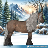Horse Color:Silver Brown Dun 