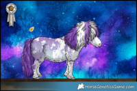 Horse Color:Watercolor White Spotted Bay 