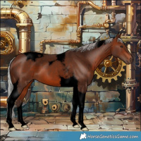 Horse Color:Void Silver Brown Tobiano