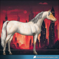 Horse Color:Silver Buckskin Roan 