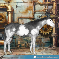 Horse Color:Black Splash