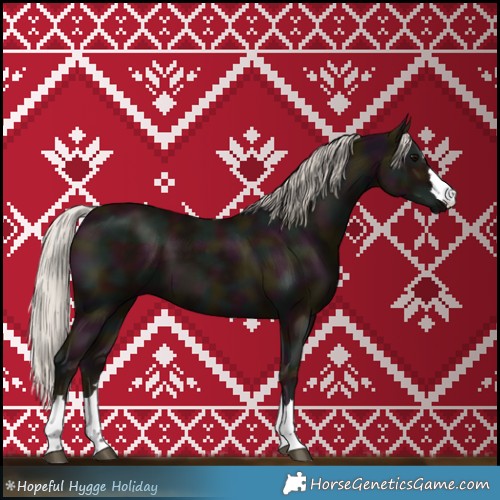 Horse Color:Midnight Silver Black 