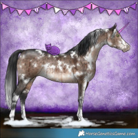 Horse Color:White Spotted Brown Dun Sabino Brindle 