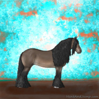 Horse Color:Brown Dun 