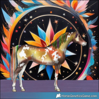 Horse Color:Painted White Spotted Liver Red Onyx