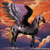 Horse Color:Void Painted Watercolor White Spotted Liver Red Dun Onyx Splash Rabicano 