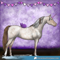 Horse Color:White Spotted Brown Ice Roan Pearl Dun Brindle
