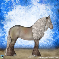 Horse Color:Liver Red Dun Mushroom Sabino Rabicano 