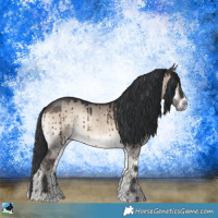 Horse Color:Brown Onyx Mushroom Sabino Rabicano Brindle