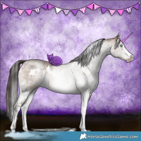 Horse Color:White Spotted Sable Champagne Dun Mushroom Sabino