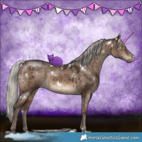 Horse Color:White Spotted Silver Brown Dun Sabino Brindle