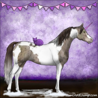 Horse Color:Liver Red Dun Ice Tobiano Brindle 