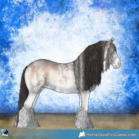 Horse Color:White Spotted Liver Red Onyx 