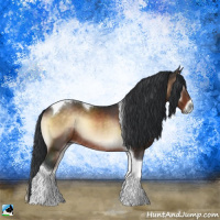 Horse Color:Brown Onyx Sabino Tobiano Rabicano 