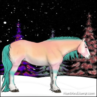 Horse Color:Watercolor Buckskin Onyx