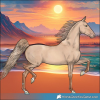 Horse Color:Gold Champagne Dun
