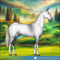 Horse Color:Gray White Spotted Liver Chestnut
