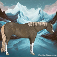 Horse Color:Chocolate Palomino Mushroom 