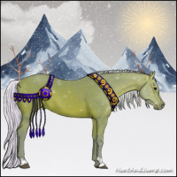 Horse Color:Watercolor Silver Bay 