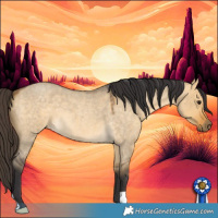 Horse Color:Buckskin Roan Dun