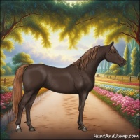 Horse Color:Liver Chestnut Rabicano 