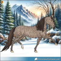 Horse Color:Amber Champagne Ice 
