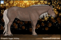 Horse Color:Silver Black 