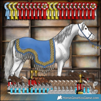 Horse Color:Liver Chestnut Mushroom Sabino 
