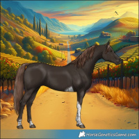 Horse Color:Liver Chestnut Tobiano