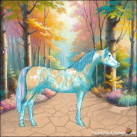 Horse Color:Painted Thunderstruck White Spotted Silver Buckskin Dun Splash