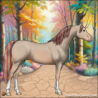 Horse Color:Painted Watercolor Chestnut 