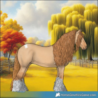 Horse Color:Red Dun Tobiano 