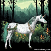 Horse Color:Watercolor Grullo Appaloosa 