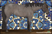 Horse Color:Smoky Blue Roan 