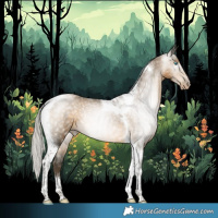 Horse Color:Gray Silver Buckskin Pearl Tobiano Rabicano 