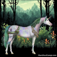 Horse Color:Nacre Watercolor Bay Roan Onyx 