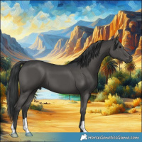Horse Color:Black 