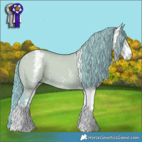 Horse Color:Watercolor Liver Red Dun Sabino 