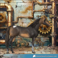 Horse Color:Buckskin Tobiano Rabicano
