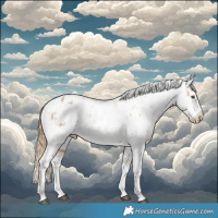 Horse Color:Brown Snowdrop Tobiano Snowflake Varnish Rabicano  and Buckskin Varnish 
