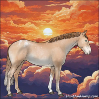 Horse Color:Bay Snowdrop Pearl Tobiano Snowcap Rabicano 