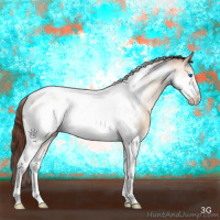 Horse Color:White Spotted Sable Champagne Dun Tobiano Frame Appaloosa 